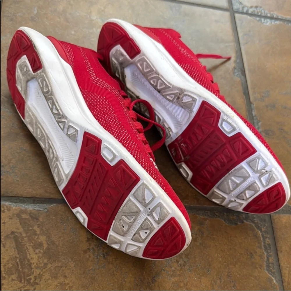 APL Techloom Breeze Running Shoes Sneakers Red Silver White 7 lightweight - Picture 5 of 9